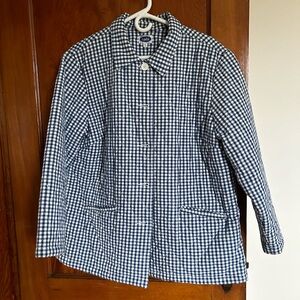 Tabi Blue and White Checkered Jacket